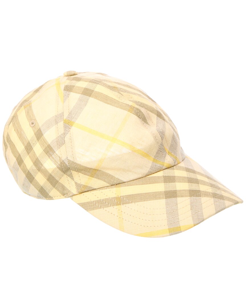 Burberry Check Linen Cap