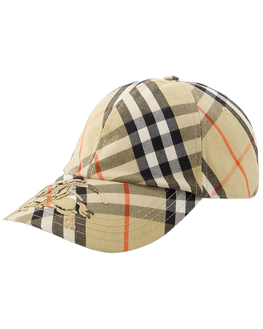 Burberry Bias Check Cap (authentic Pre-loved) In Brown
