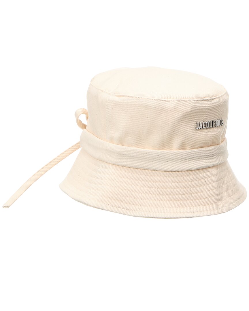 Jacquemus The Gadjo Bucket Hat In Neutral