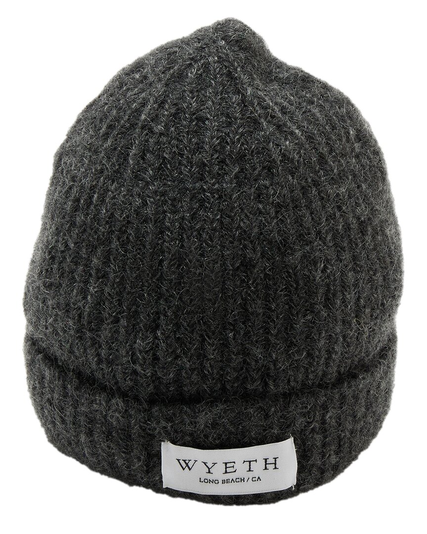 Wyeth Matti Mohair & Wool-blend Beanie In Grey