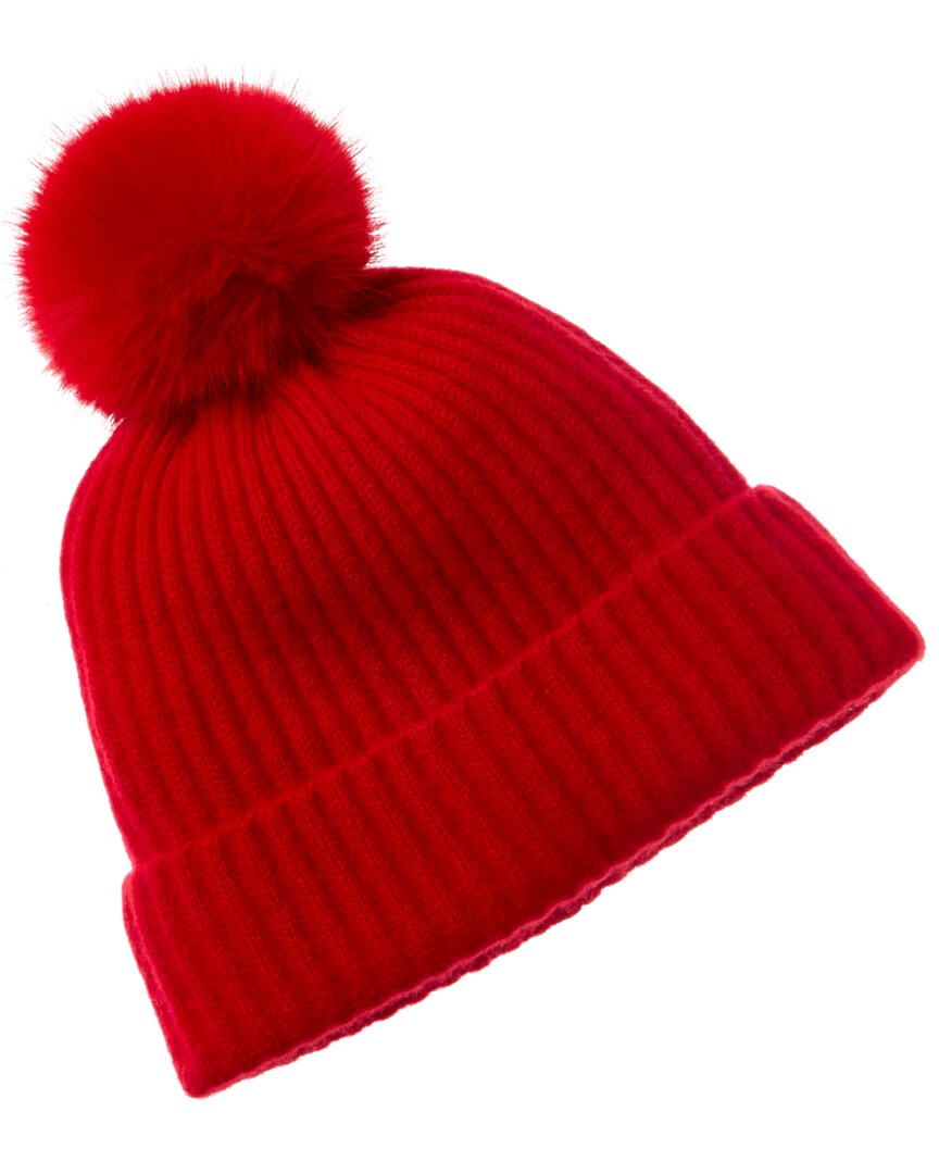 Shop Sofiacashmere Basic Cashmere Hat In Red