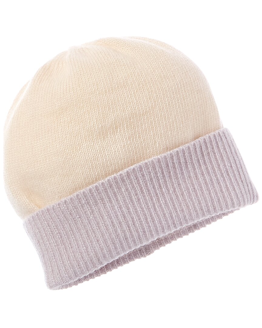 PORTOLANO PORTOLANO COLORBLOCKED CASHMERE HAT