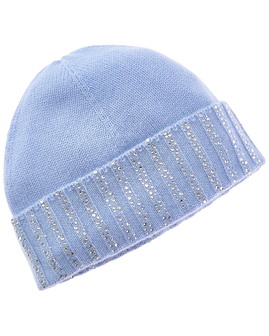 Sofia Cashmere Sofiacashmere 6-ply Cashmere Knit Hat In Blue