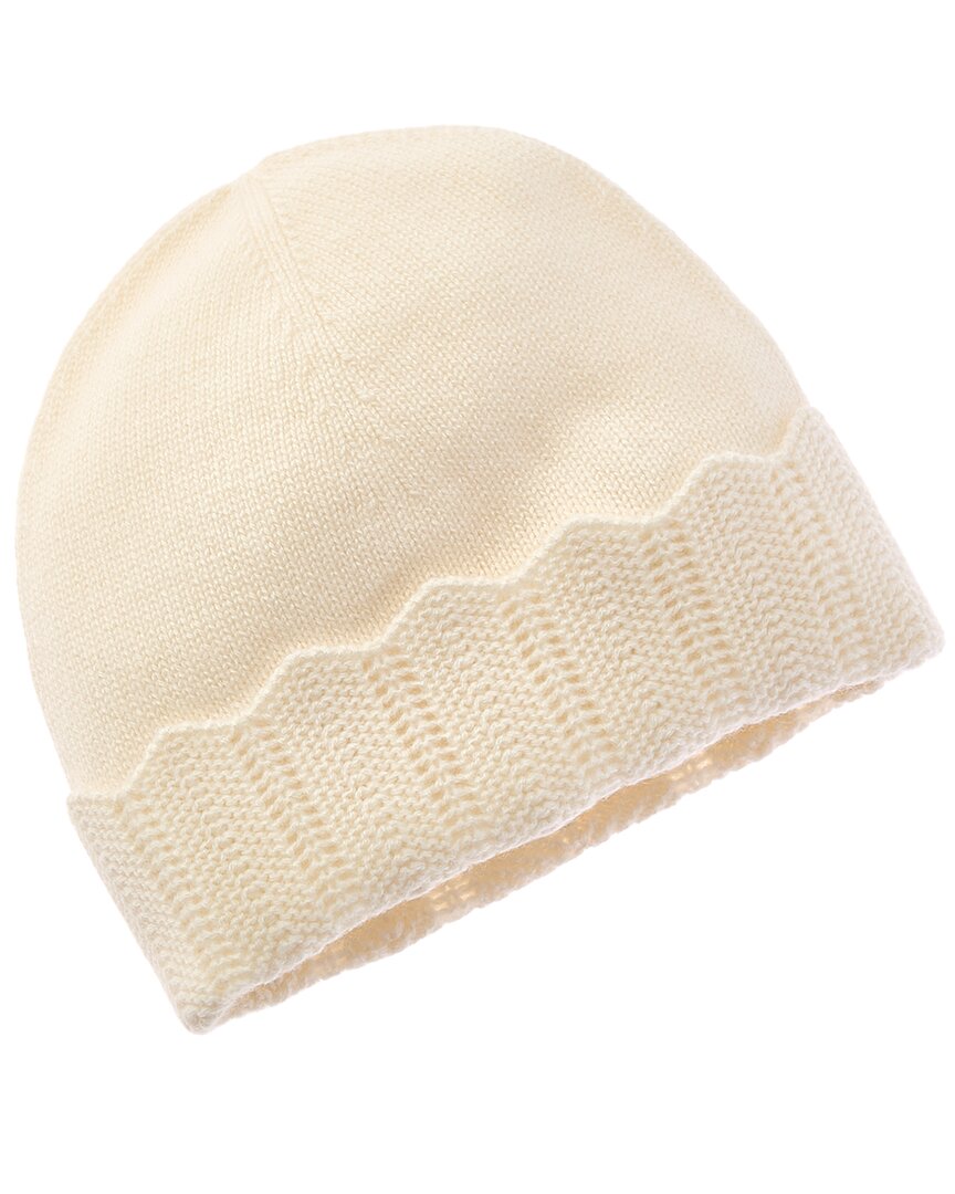 Sofia Cashmere Sofiacashmere Cashmere Hat In White