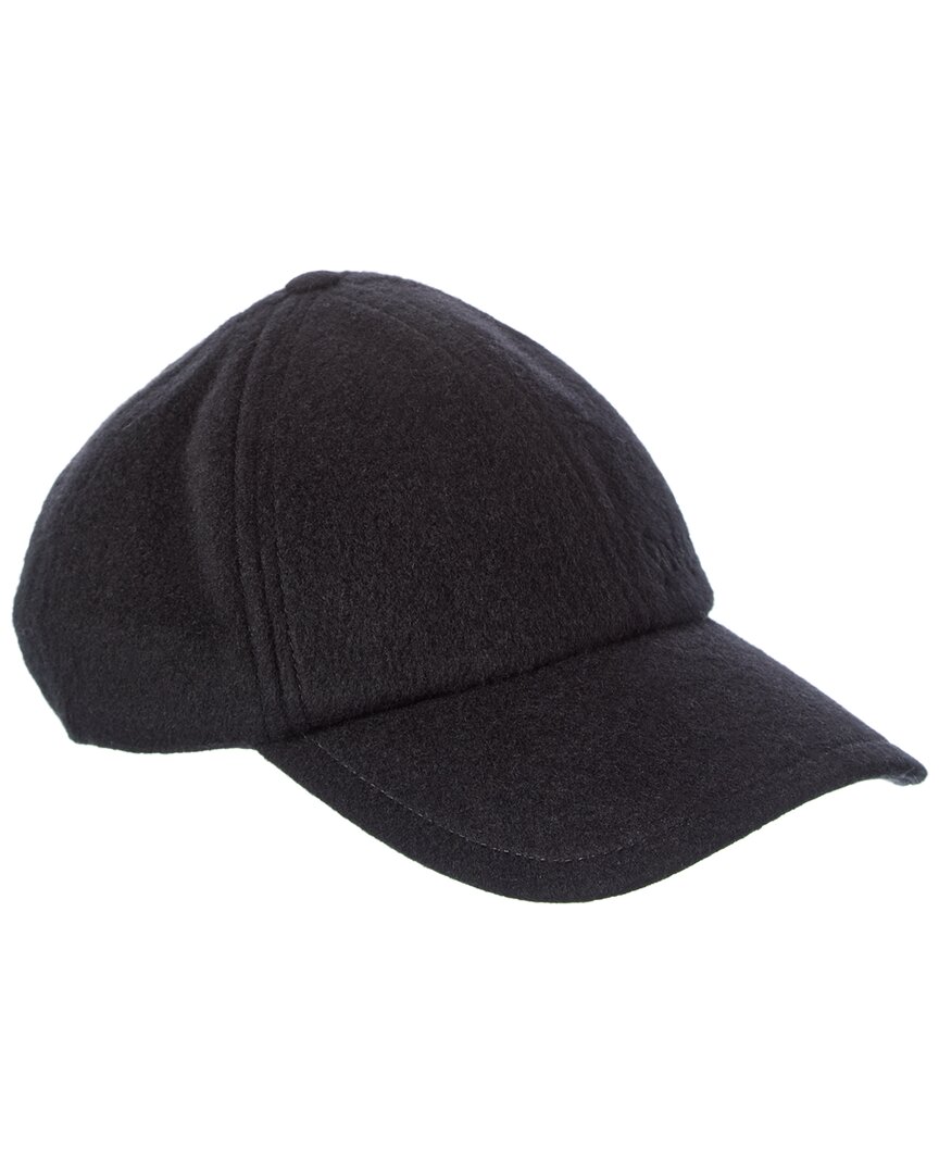 Saint Laurent Vintage Cashmere Cap In Black