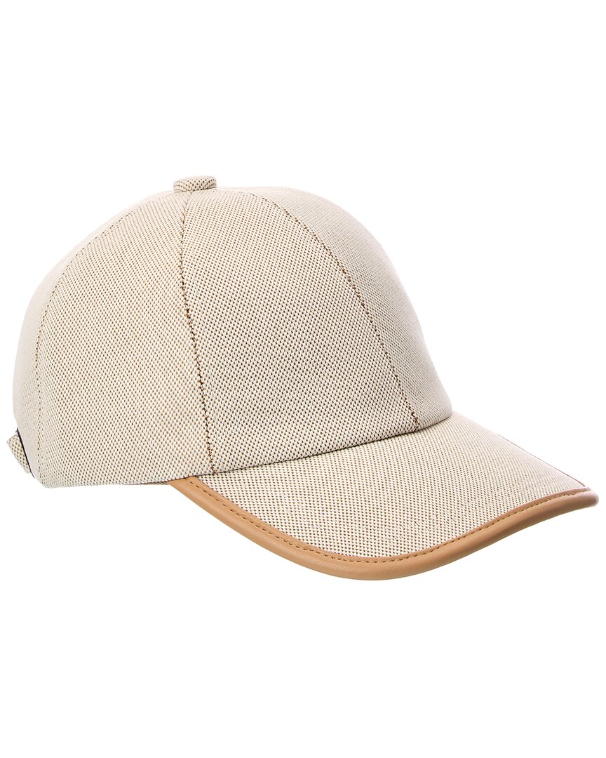 Vince Canvas Cap In Gold