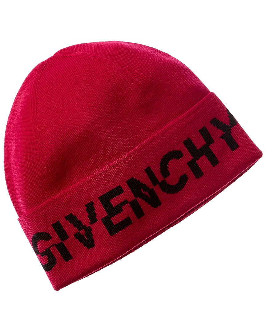 GIVENCHY GIVENCHY LOGO WOOL BEANIE