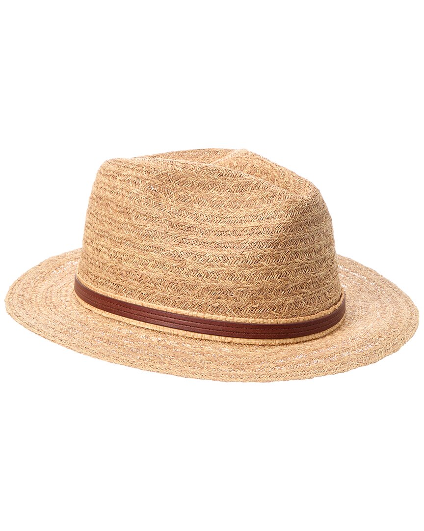 Tommy Bahama Fine Paper Braid Safari Hat In Brown