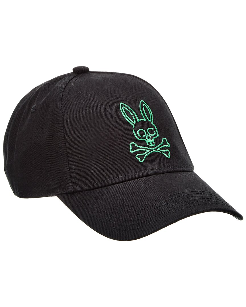 Shop Psycho Bunny Flavin Baseball Cap In Black