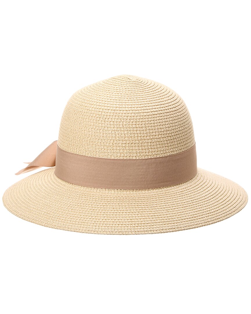 Bruno Magli Straw Sun Hat In Brown