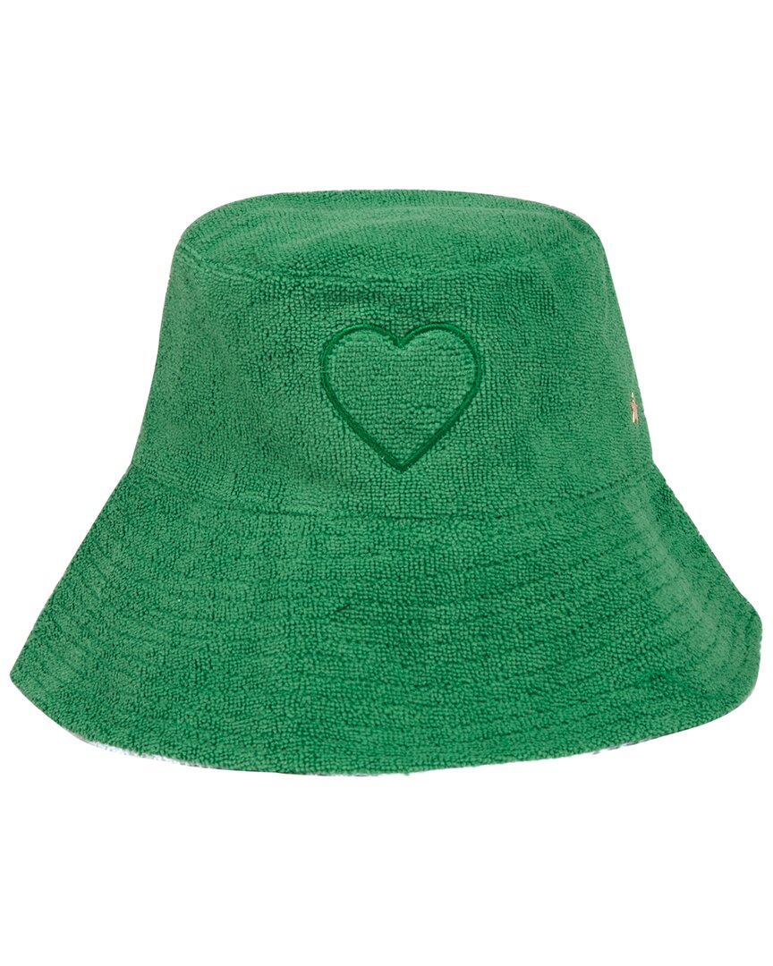 Jocelyn French Terry Bucket Hat In Green