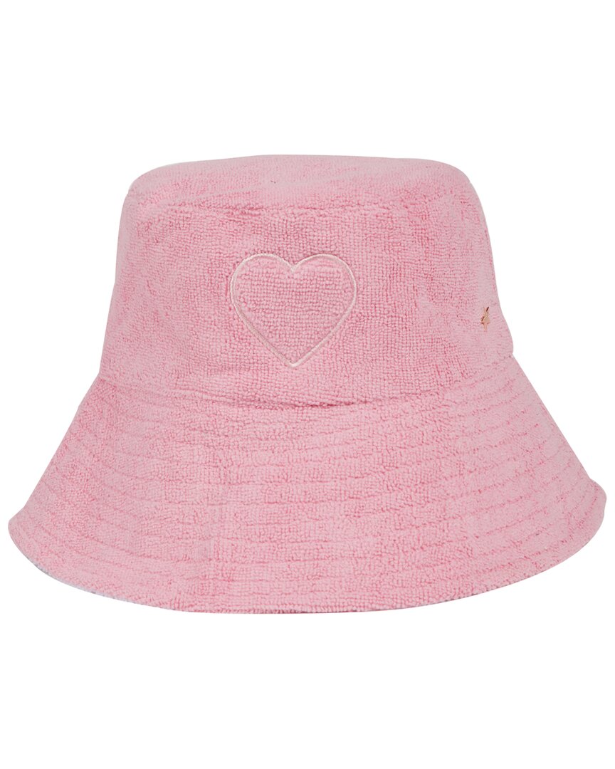 Jocelyn French Terry Bucket Hat In Pink