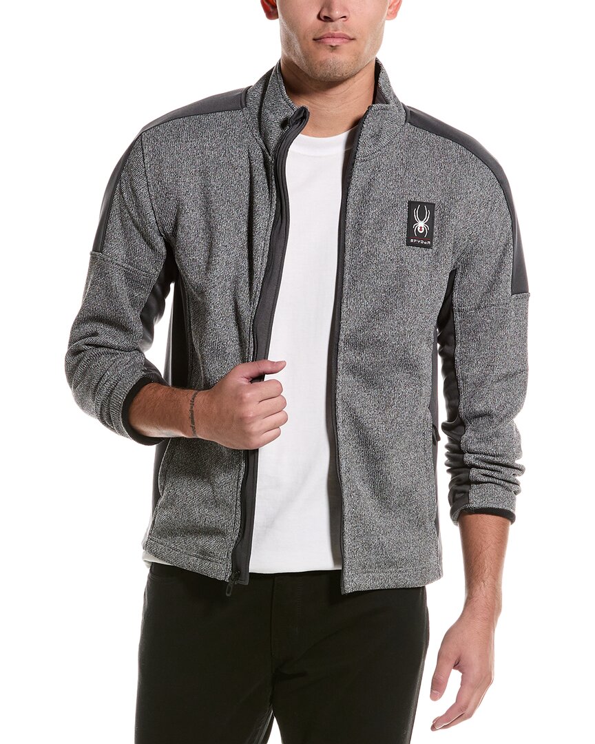 Spyder Mendoza Softshell Jacket In Grey