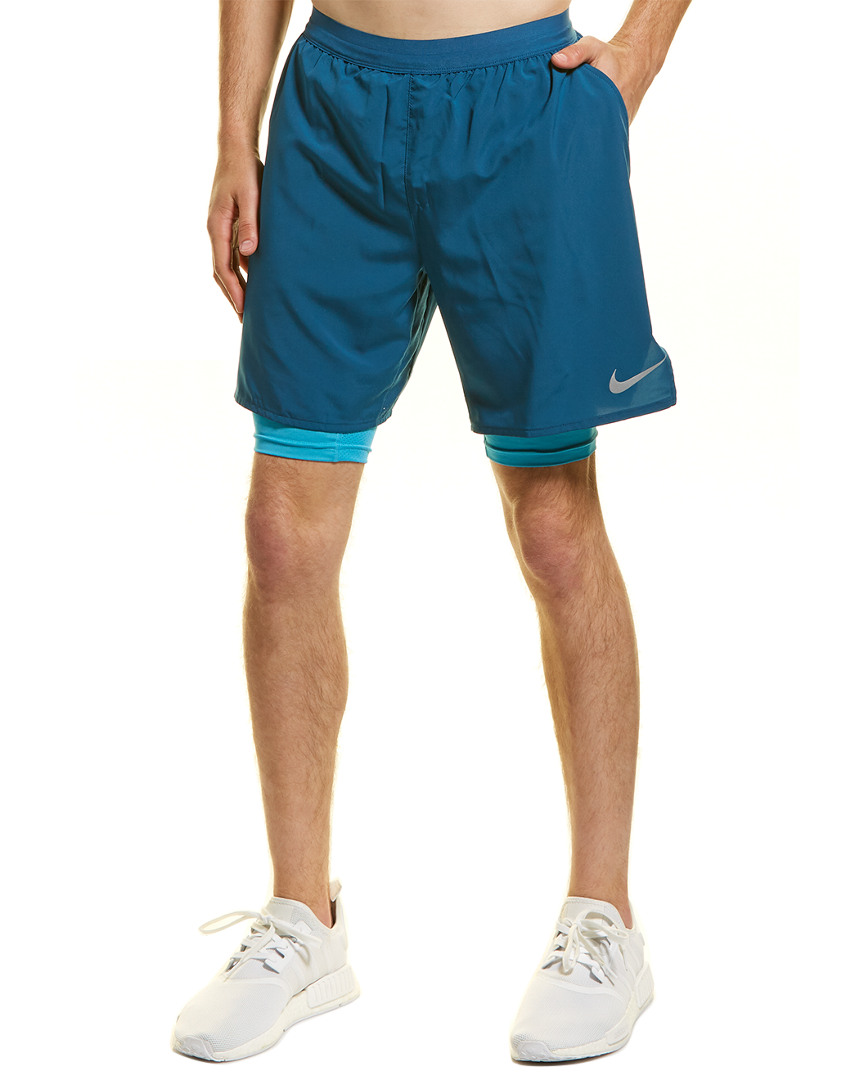 nike flex stride 2 in 1 blue