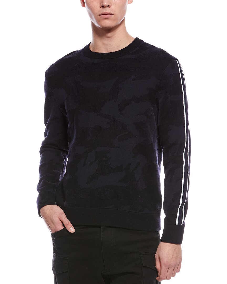 Bogner Soren Wool-blend Crewneck Sweater In Black