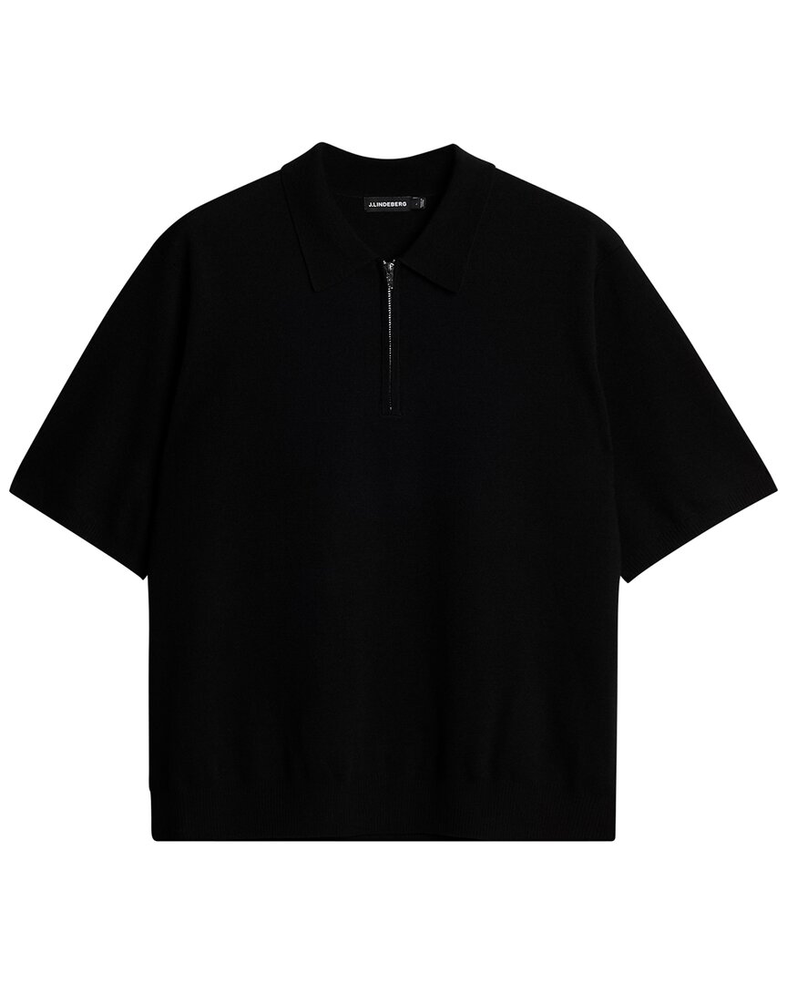 J. Lindeberg J.lindeberg Tyler Quarter Zip Knit Polo