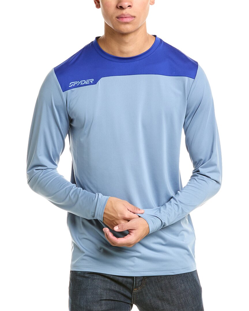 Spyder Arc Crew Shirt In Blue