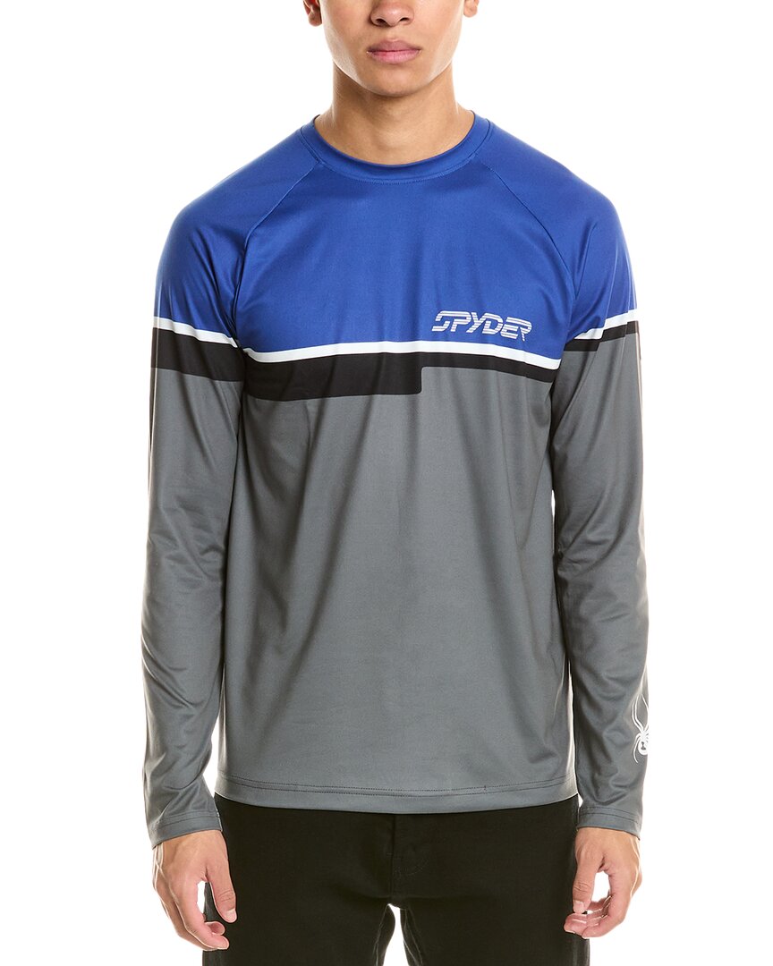 Spyder Pump Crew Top In Gold