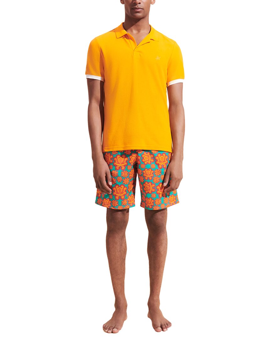 Vilebrequin Polo Shirt In Orange