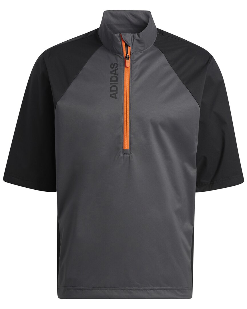 Shop Adidas Golf Provisional Jacket In Black