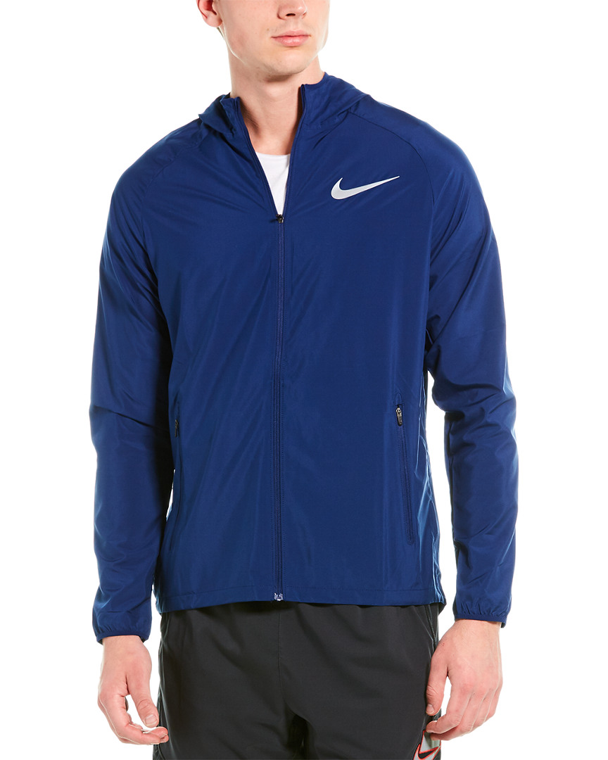 Nike Dri-Fit Essential Jacket Men's Blue L | eBay