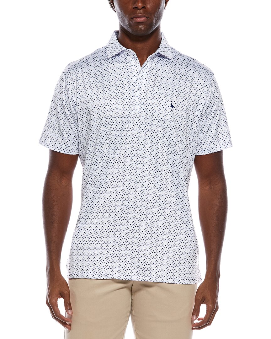 Tailorbyrd Golf Clubs Printed Performance Polo Shirt In Multi