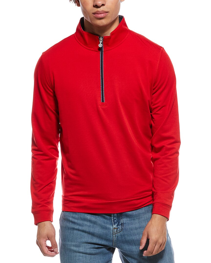 Ashworth French Terry 1/4-zip In Red