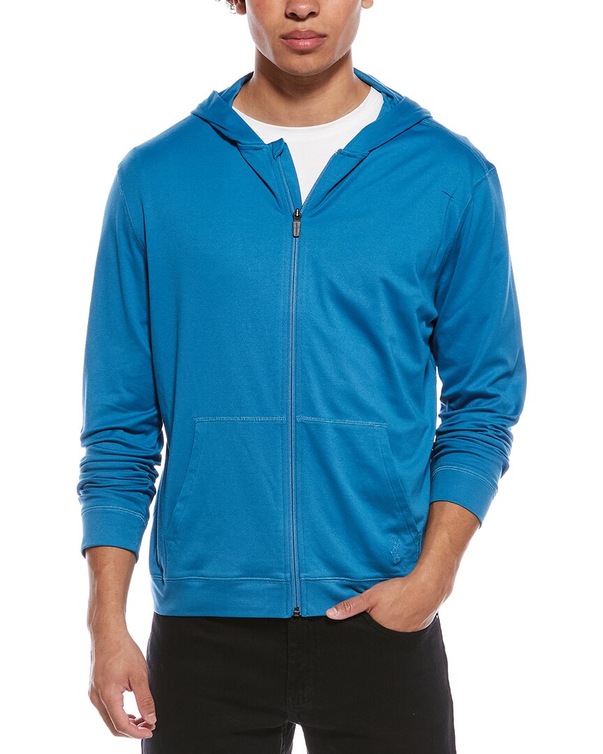 Ashworth Lightweight Pima Hoodie In Red