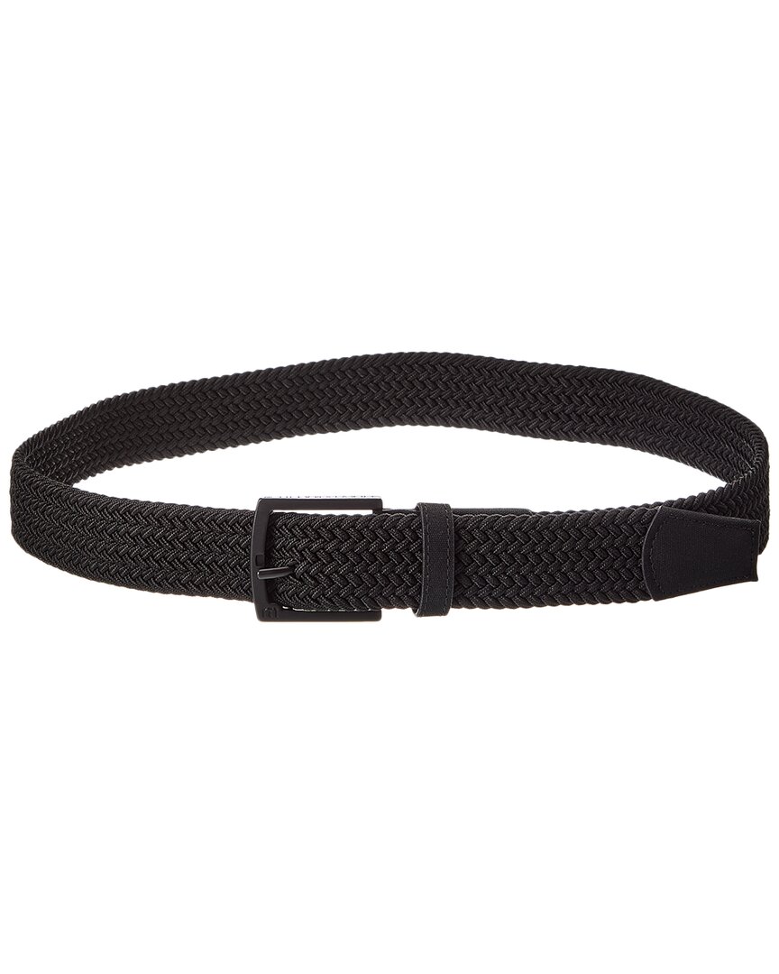 Travismathew Voodoo 2.0 Stretch Woven Belt In Black