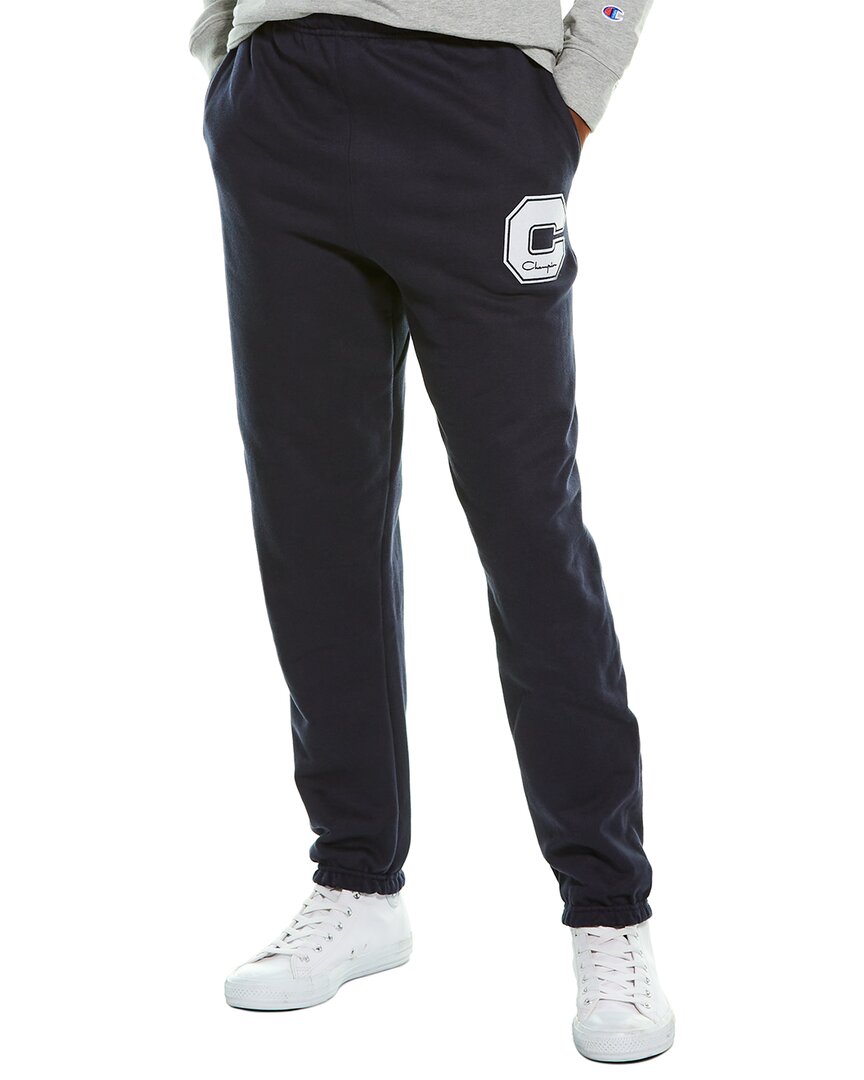 navy blue sweatpants champion