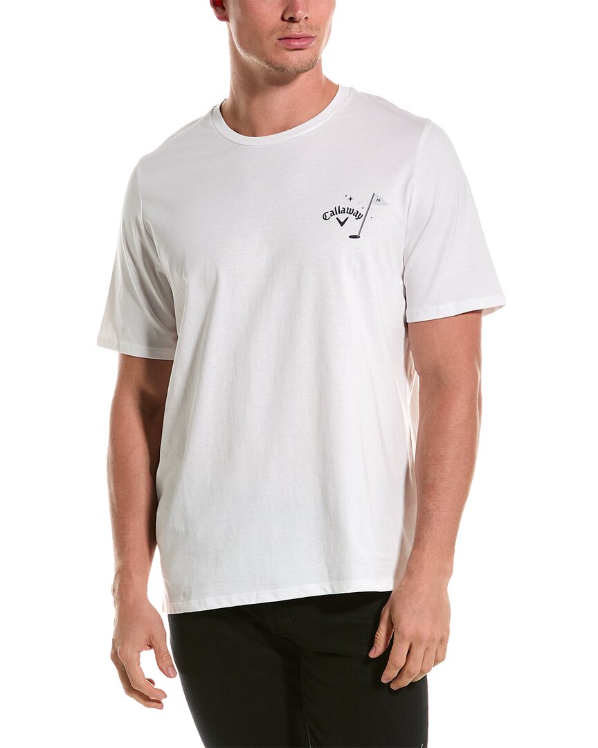 Shop Callaway 19th Hole Trademark Novelty T-shirt In White