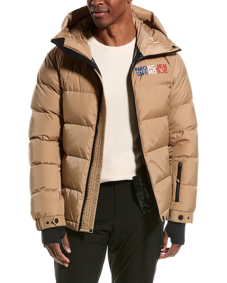 Shop Moncler Isorno Jacket In Brown