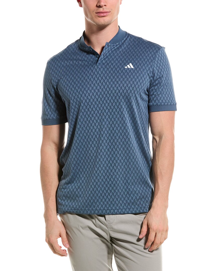Shop Adidas Golf U365t Polo Shirt In Blue