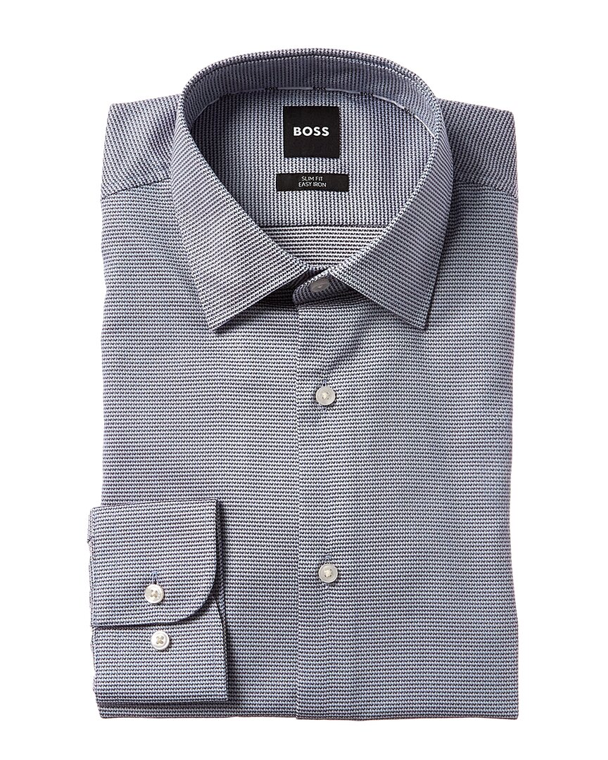 Hugo Boss Hank Kent Slim Fit Dress Shirt In Blue | ModeSens