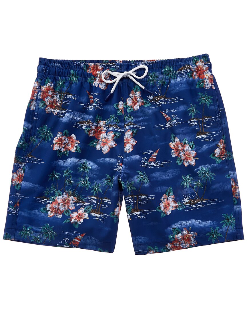TRUNK TRUNKS SURF & SWIM CO. TROPICAL ISLANDS SANO SWIM SHORT 
