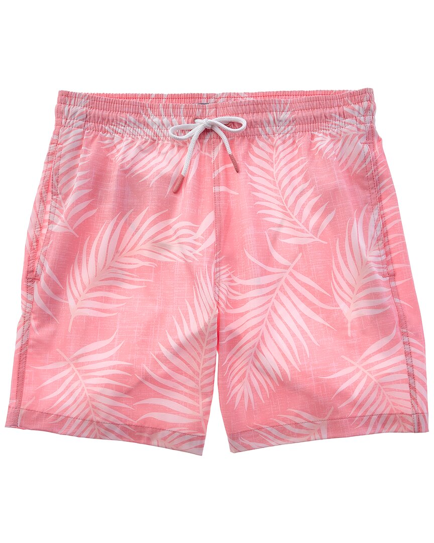 TRUNK TRUNKS SURF & SWIM CO. CHAMBRAY PALM LEAF SANO SWIM SHORT