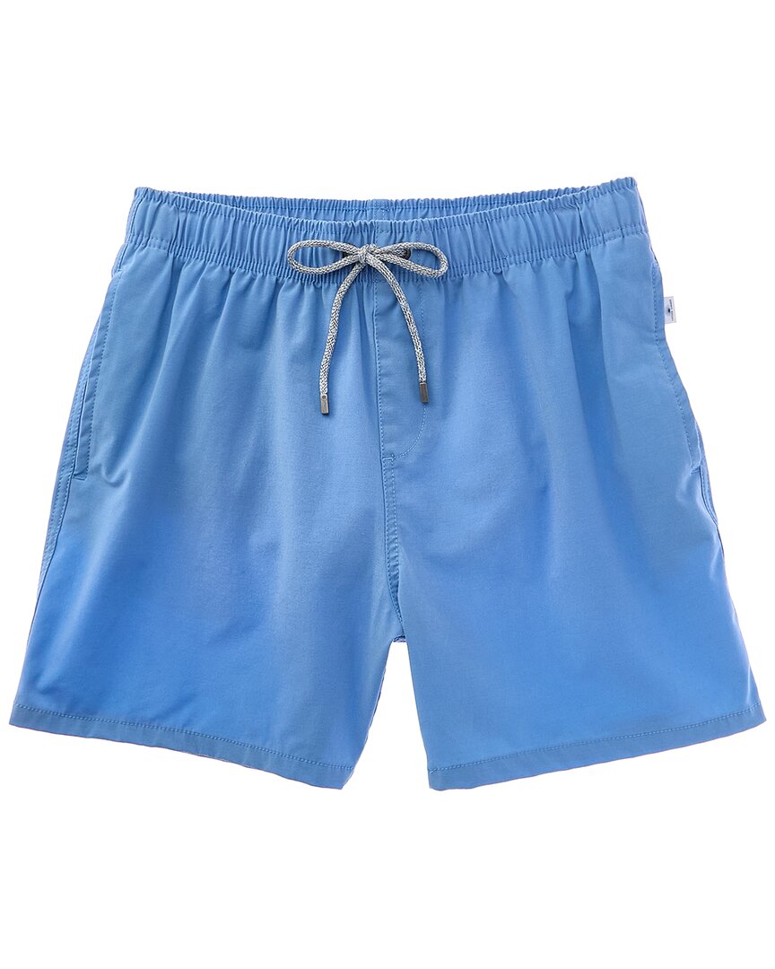 Vintage Summer Vintage Wash Volley Swim Trunk In Blue