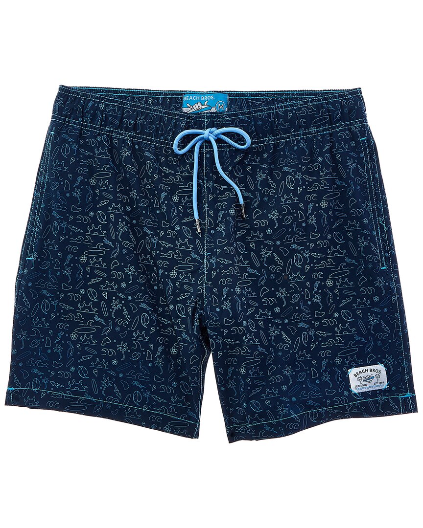 BEACH BROS BEACH BROS BEACH DECAL SWIM SHORT