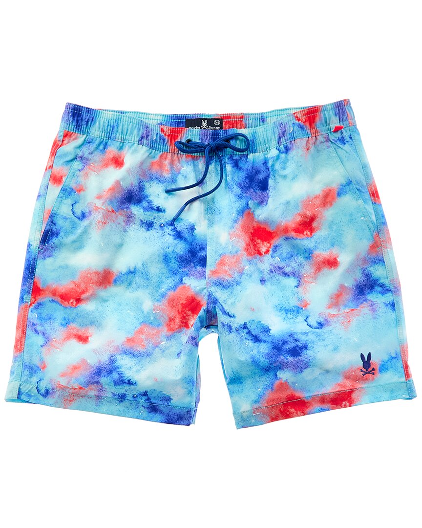 Psycho Bunny Meyer Swim Trunk In Blue | ModeSens