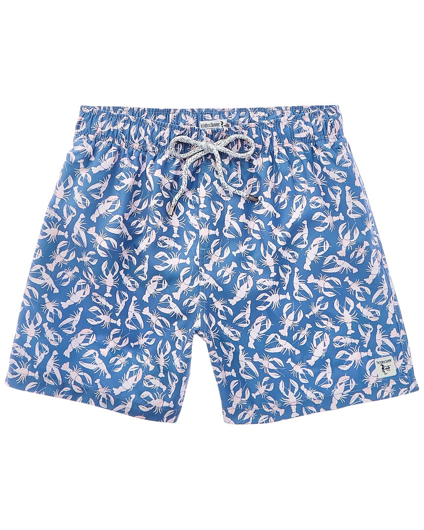 Shop Endless Summer Volley Swim Short In Blue