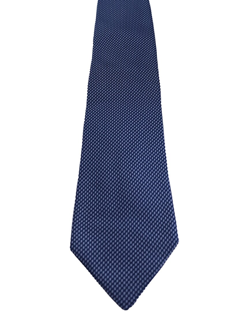 Etro Patterned Necktie (authentic Pre-loved) In Blue