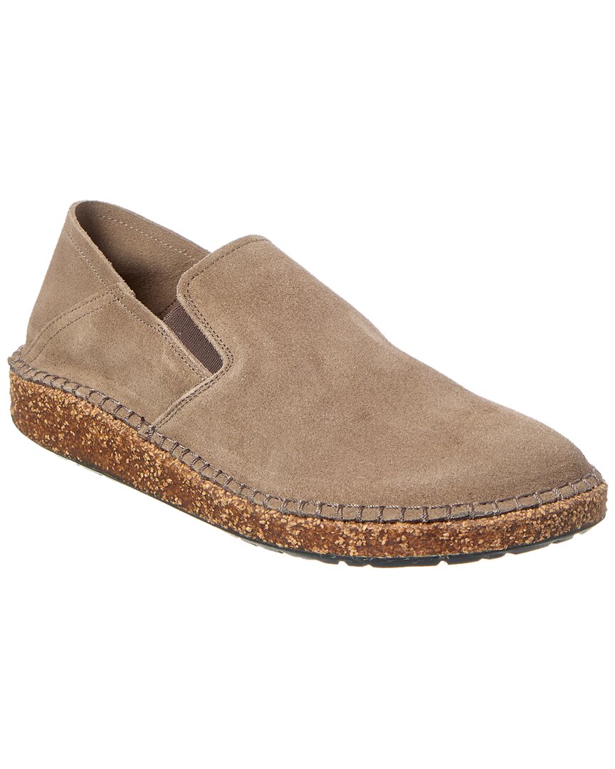 Birkenstock Callan Narrow Suede Espadrille In Neutral
