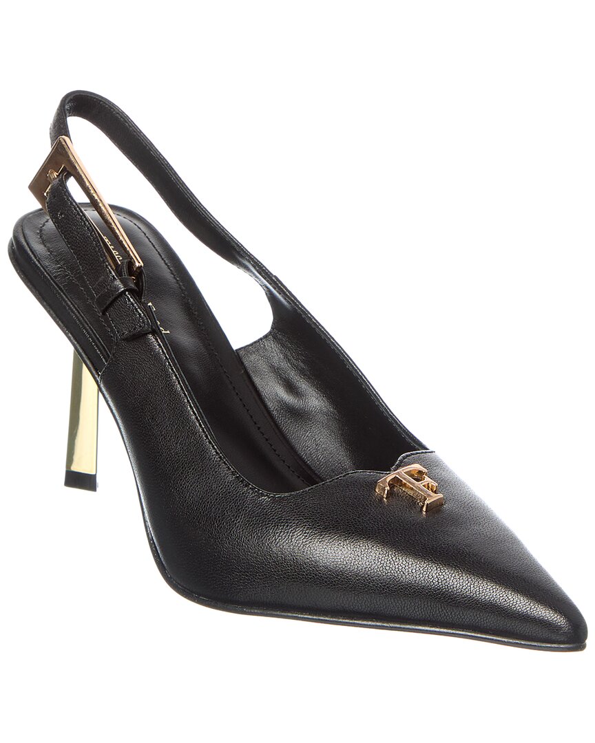 Tiffany & Fred Paris Leather Pump In Black