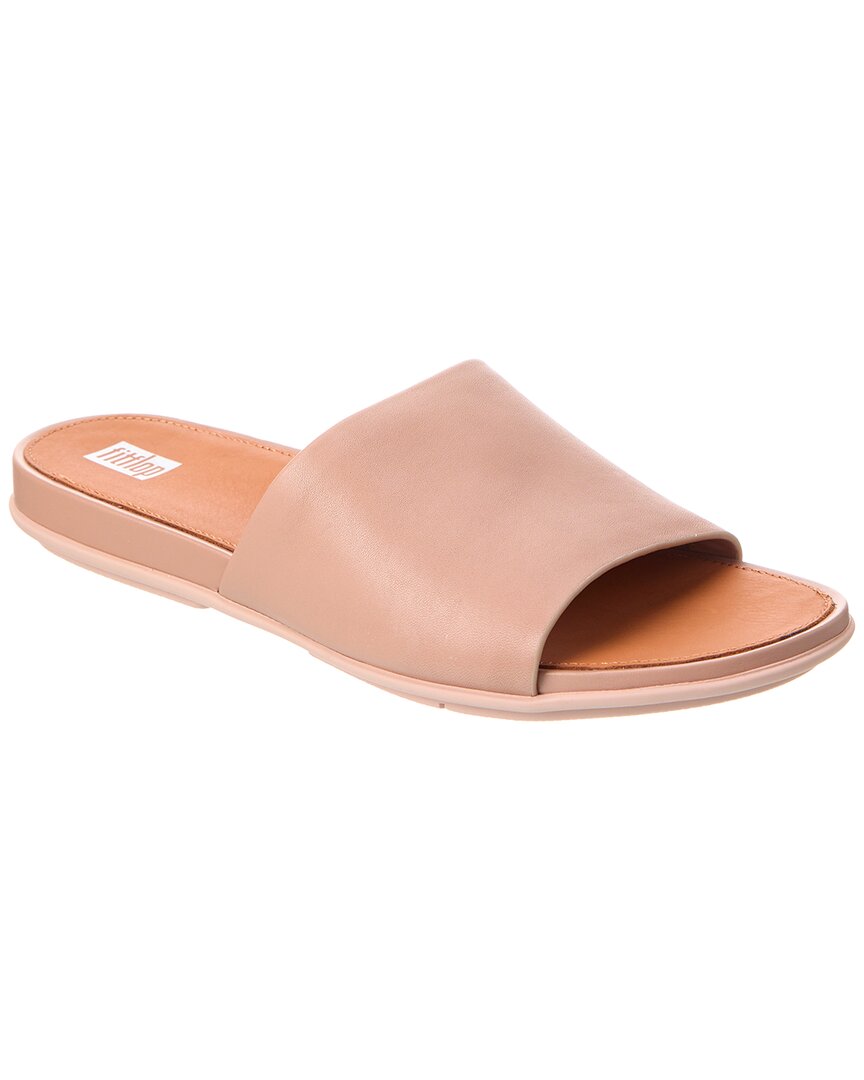 FITFLOP FITFLOP GRACIE LEATHER POOL SLIDE