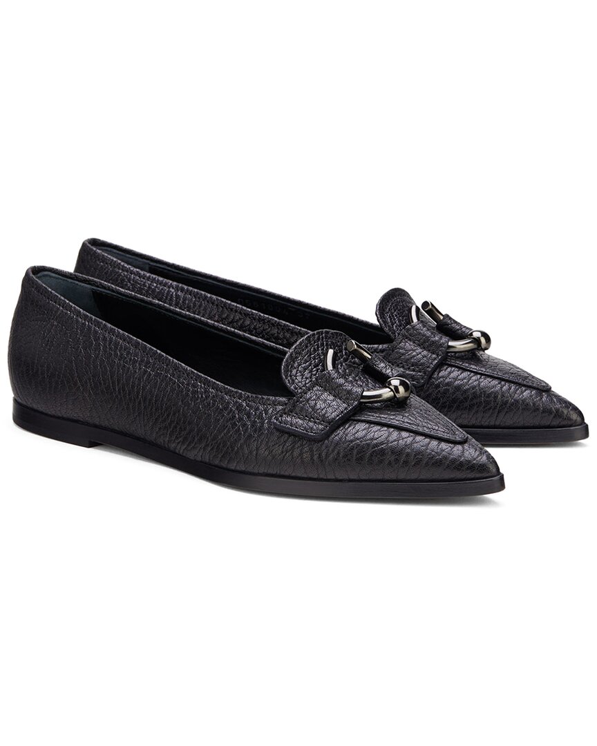 Agl Attilio Giusti Leombruni Agl Rei Piercing Leather Ballet Flat