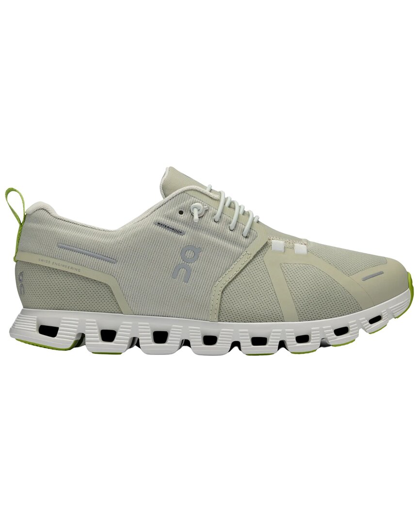 On Running Cloud 5 Waterproof Sneaker In Green
