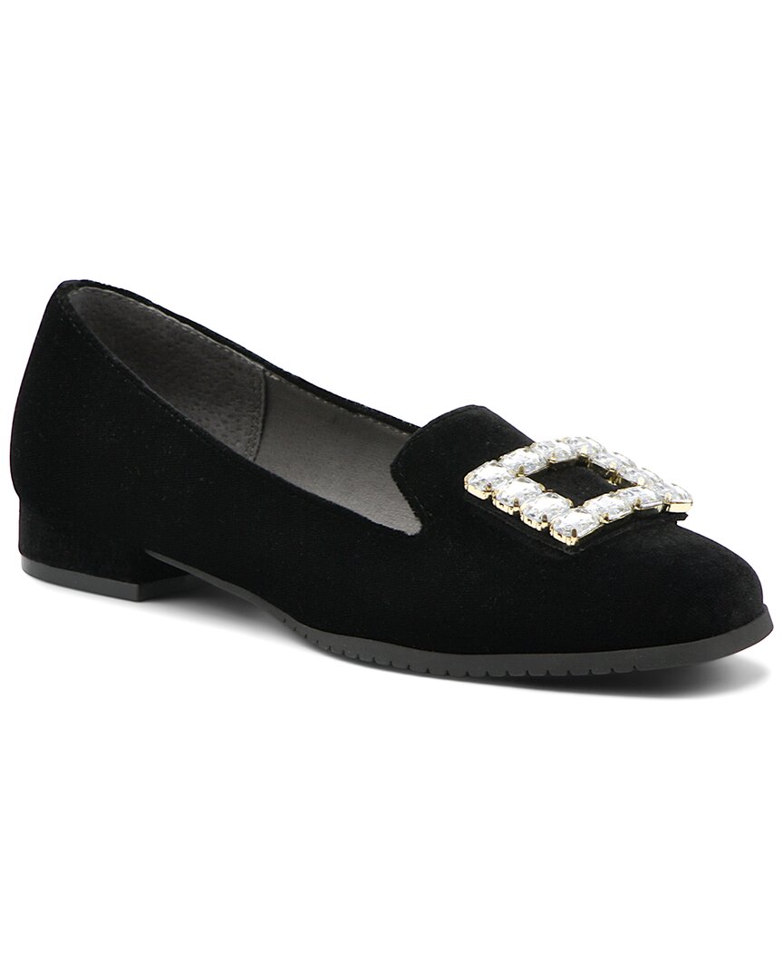 Adrienne Vittadini Vickee Velvet Loafer