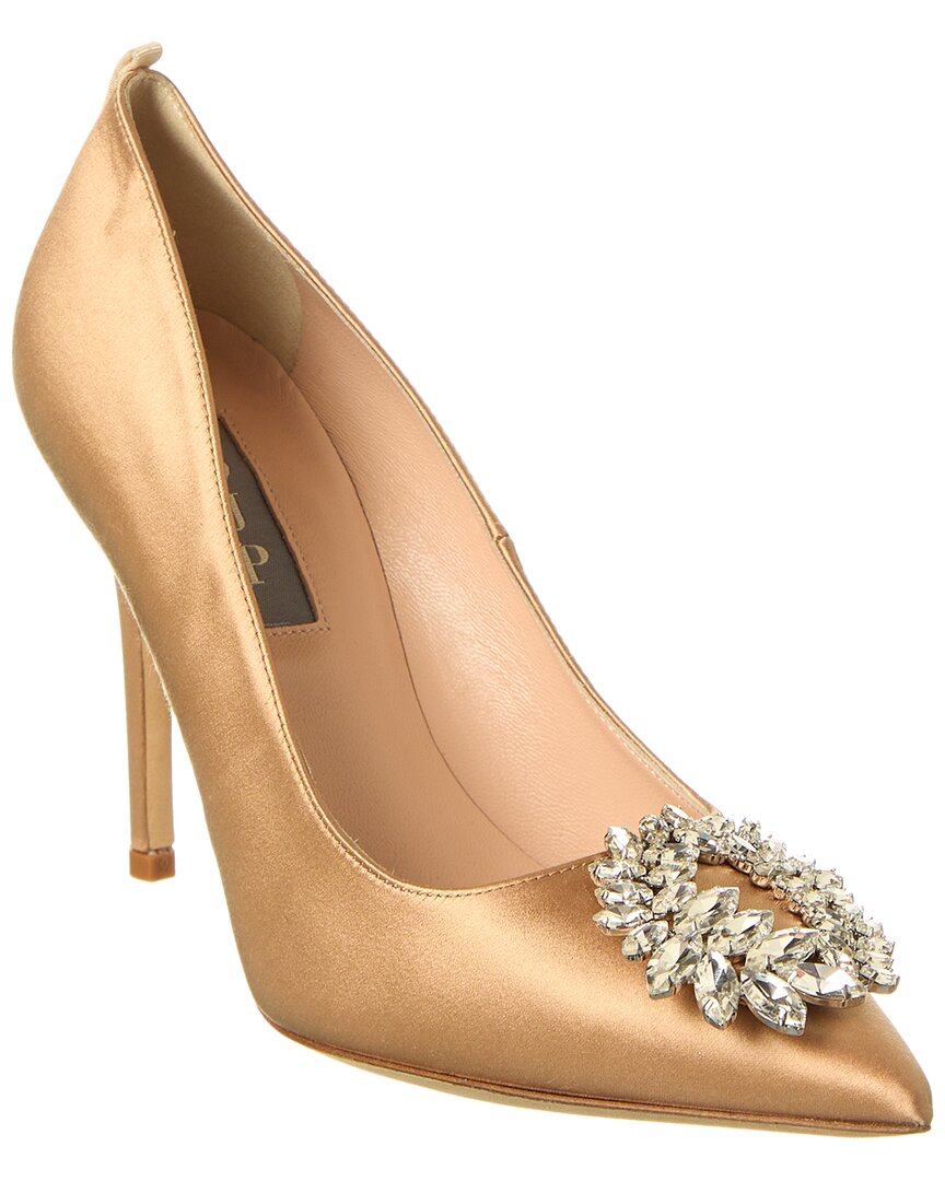 Sjp By Sarah Jessica Parker Zaina 100 Satin Pump In Brown
