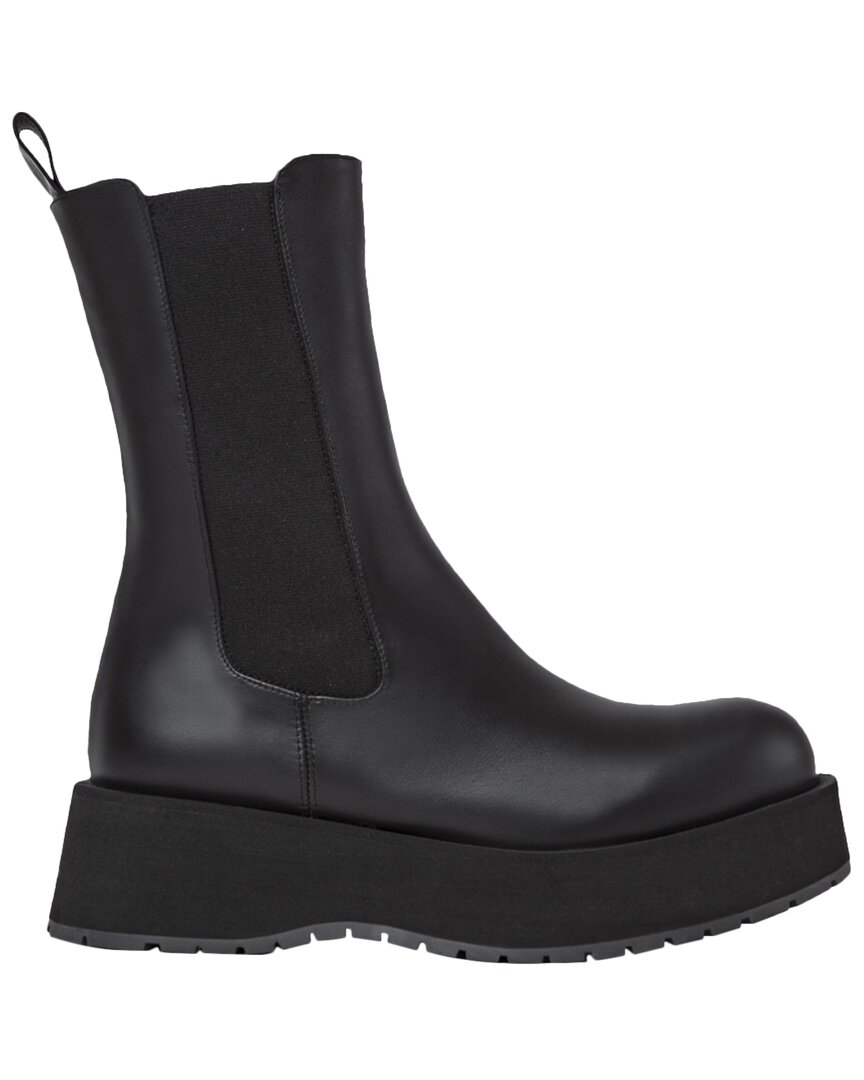 Paloma Barceló Aster Leather Boot In Black