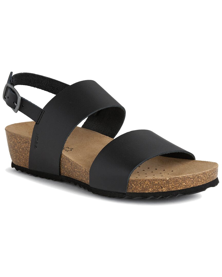 Disco Por favor Finanzas Geox Women's Sthellae Leather Wedge Sandals In Nocolor | ModeSens